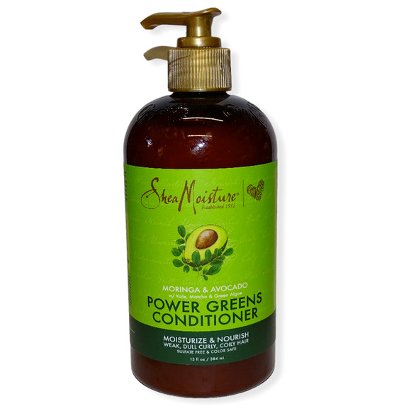 Shea Moisture Power Greens Conditioner Moringa & Avocado 13 fl oz - Picture 1 of 4